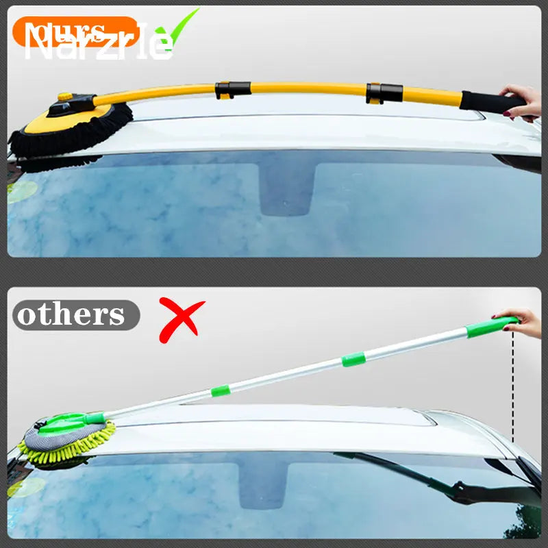 CarMop Retractable Curved Handle