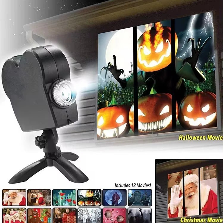 Halloween Christmas Window Projector