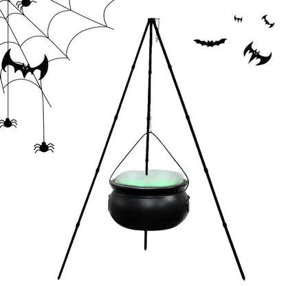 Halloween Cauldron On Tripod With Lights  3 sizes